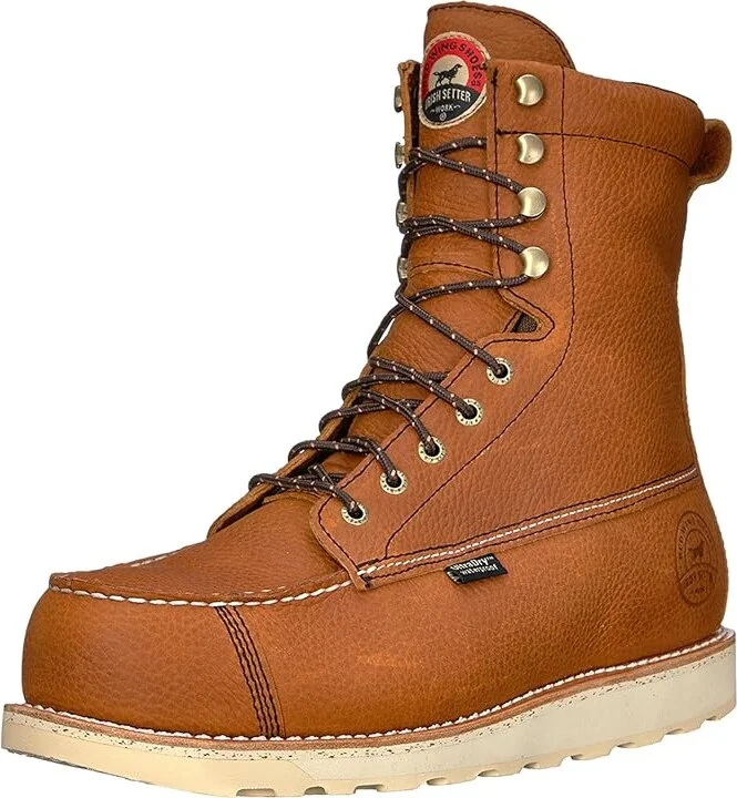 Irish Setter Wingshooter ST 8 Waterproof Composite-Toe EH Men's Work Boots Brown : 8 D - Medium, Leather - Image 2