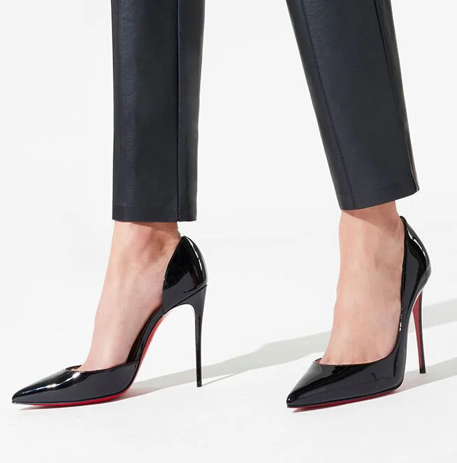 Iriza 100 black patent pumps - Image 6