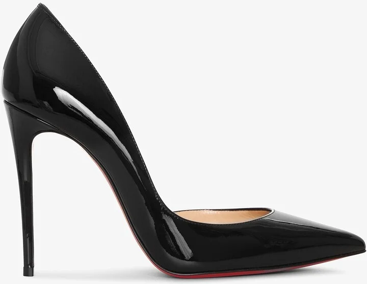 Iriza 100 black patent pumps