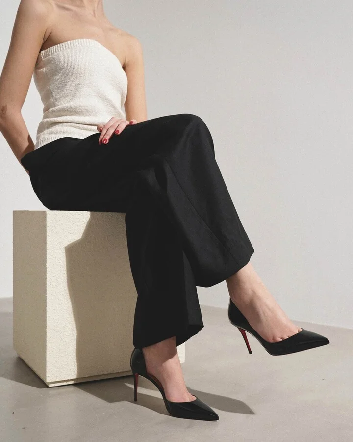 Iriza 85 black patent pumps - Image 2