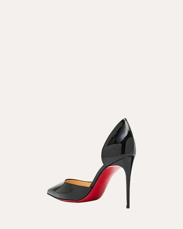 Iriza Patent Leather Red Sole Pumps - Image 5