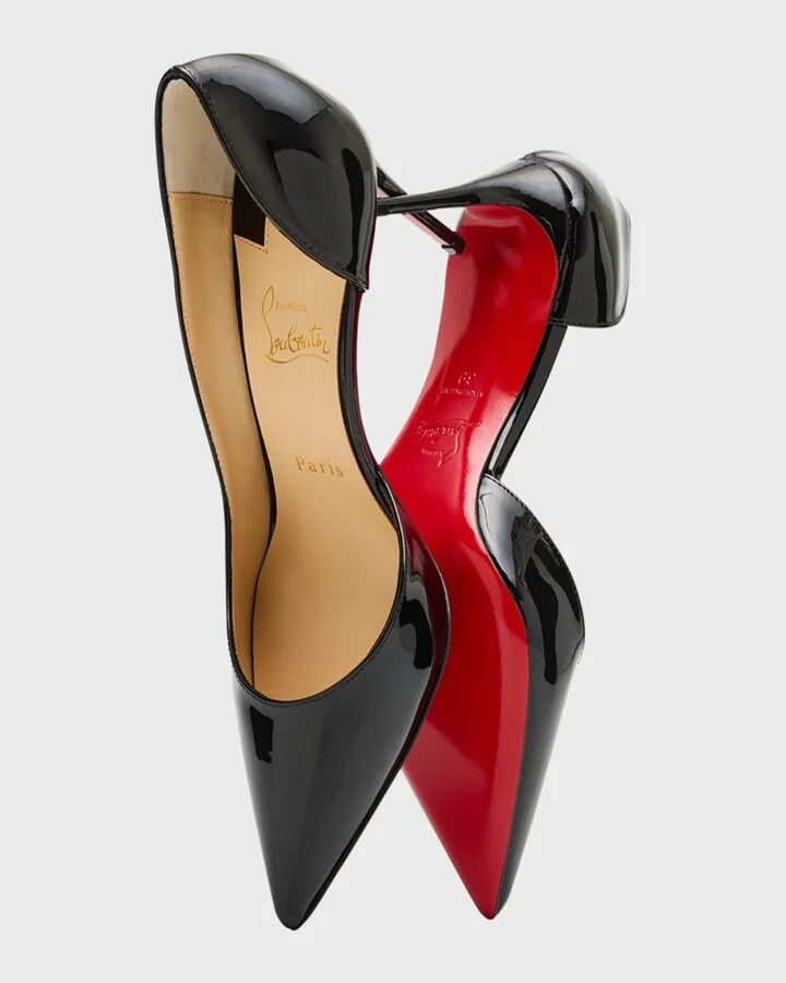 Iriza Patent Leather Red Sole Pumps - Image 4