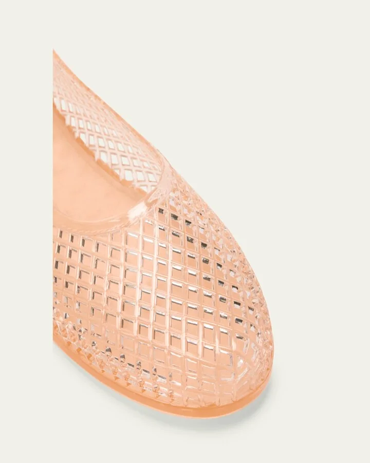 Iro Transparent Jelly Ballerina Flats - Image 2
