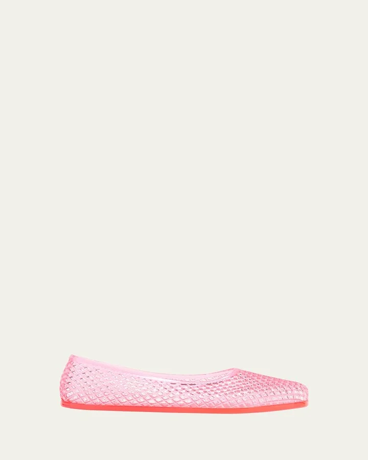 Iro Transparent Jelly Ballerina Flats