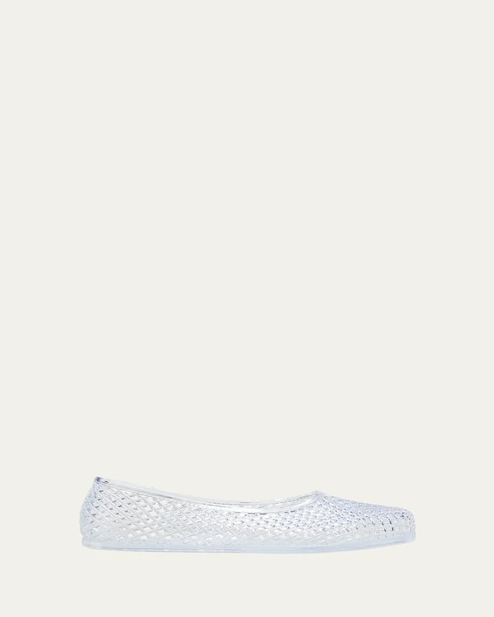 Iro Transparent Jelly Ballerina Flats