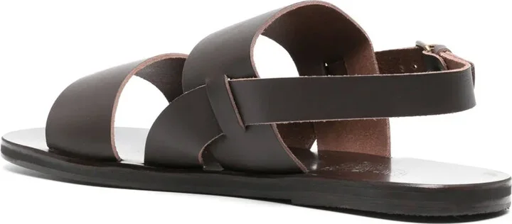 Irodotos flat leather sandals - Image 3