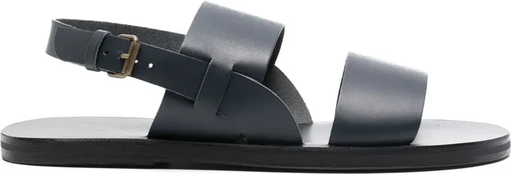 Irodotos flat leather sandals