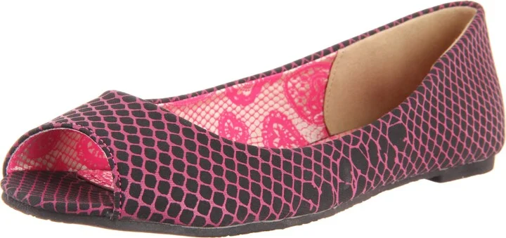 Iron Fist Women's Hot Mesh Peep Flat
