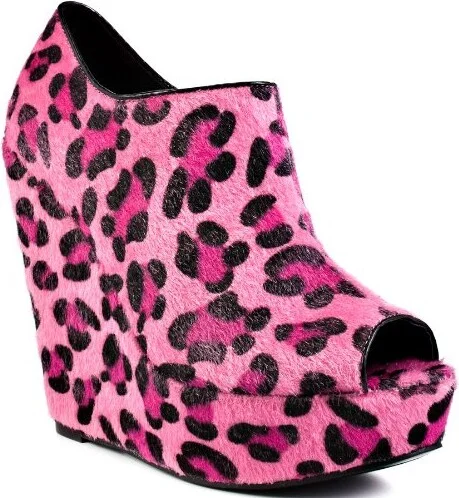 Iron Fist Women's Pink Friday Wedge Pump