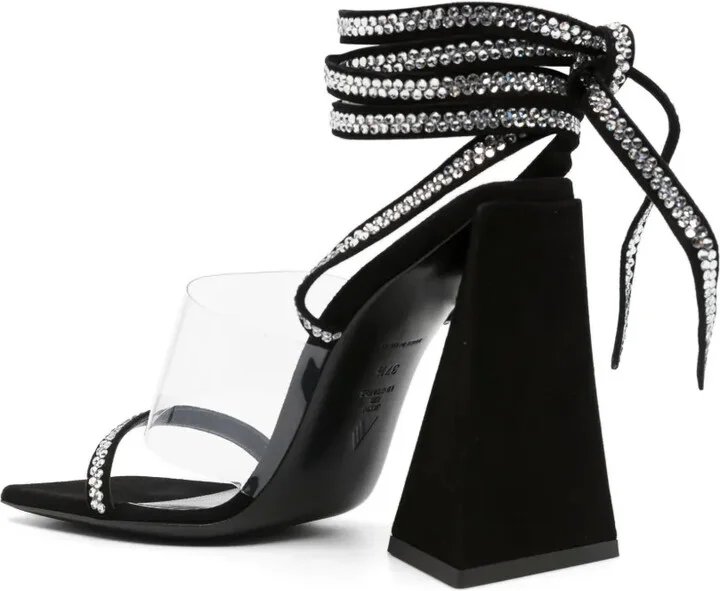 Isa 115mm embellished leather sandals - Image 3
