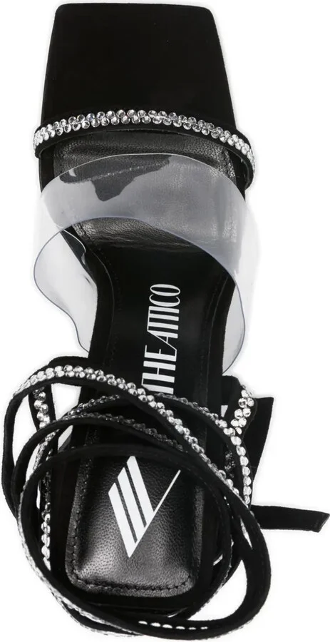 Isa 115mm embellished leather sandals - Image 4