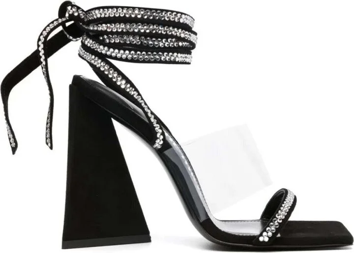 Isa 115Mm Embellished Leather Sandals