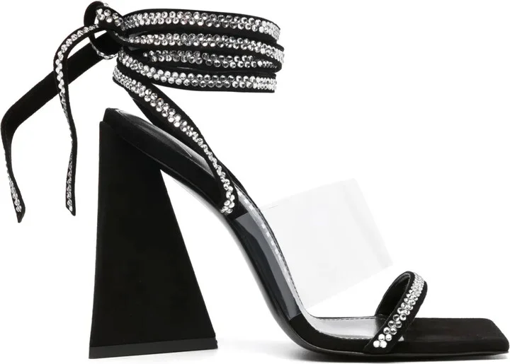 Isa 115mm embellished leather sandals