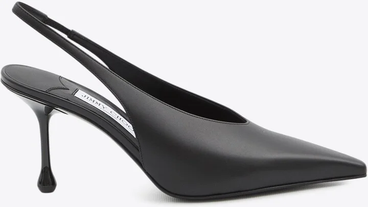 Isa 80 Calf Leather Slingback Pumps