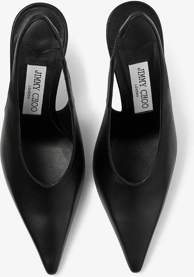 Isa 95 Slingback Leather Pumps - Image 3