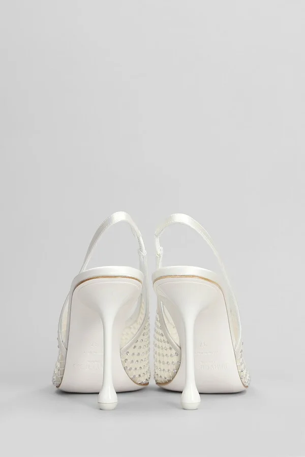 Isa 985 Pumps In White Leather - Image 4