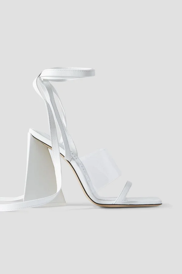 Isa leather and PVC sandals