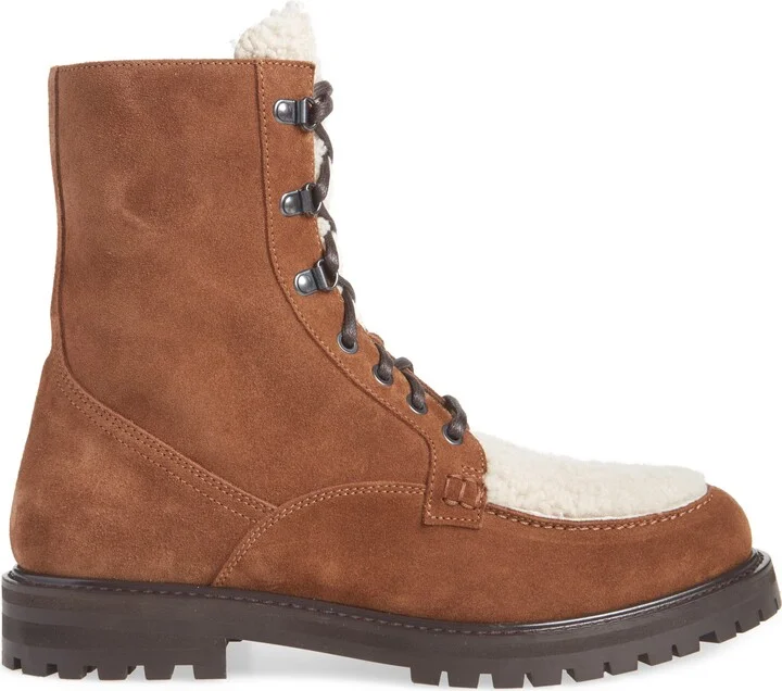Isaac Genuine Shearling Moc Toe Boot - Image 3