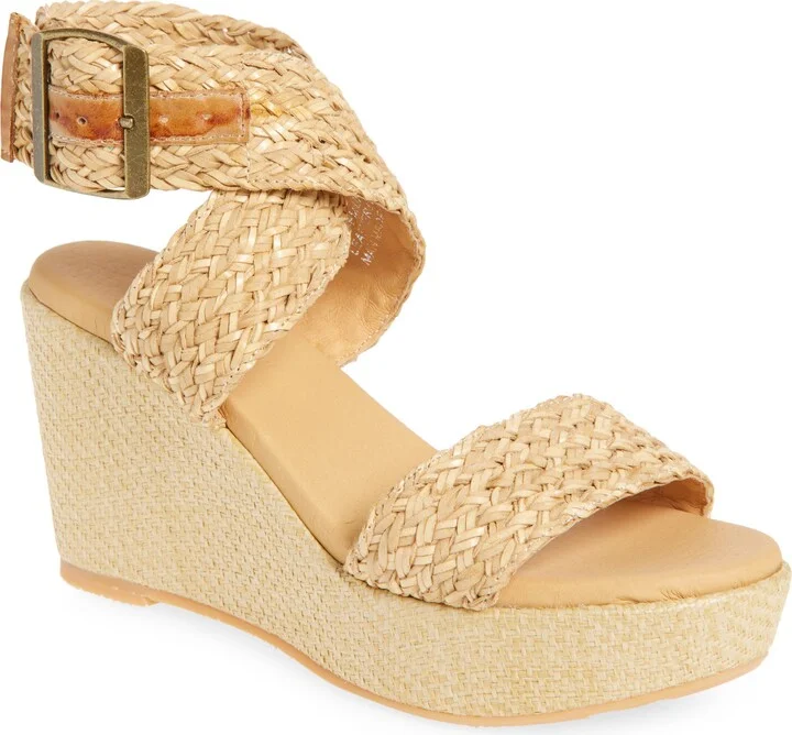 Isabel Ankle Strap Platform Wedge Sandal