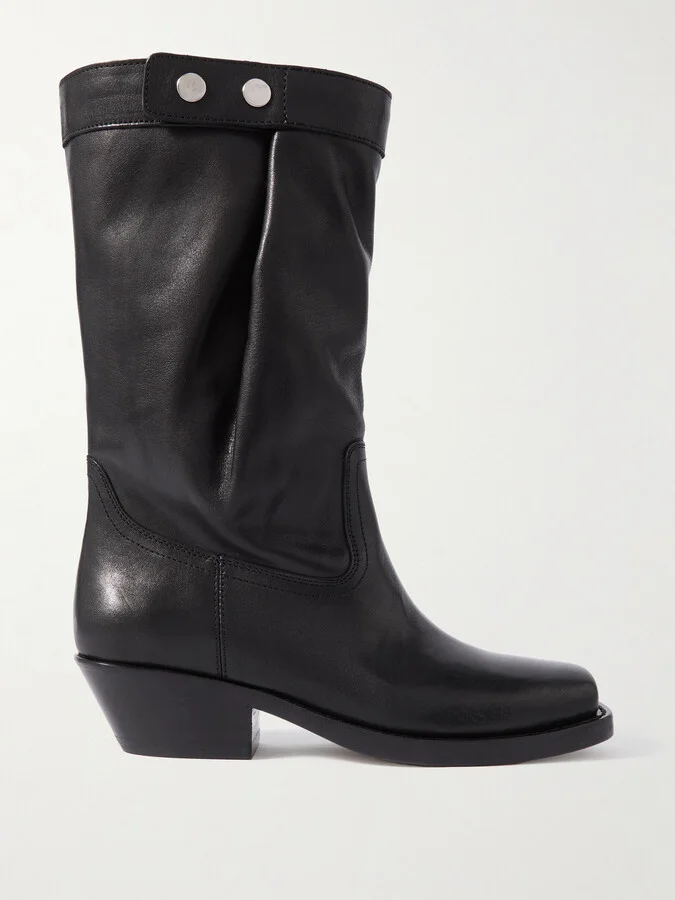 Isabel Marant - Ademe Leather Ankle Boots - Black