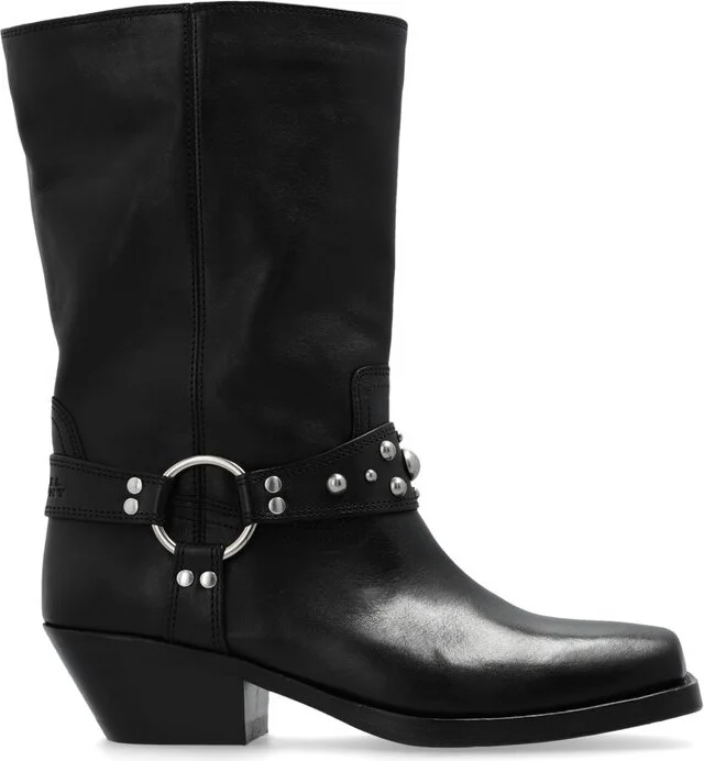 Isabel Marant Antya Slip-On Biker Boots