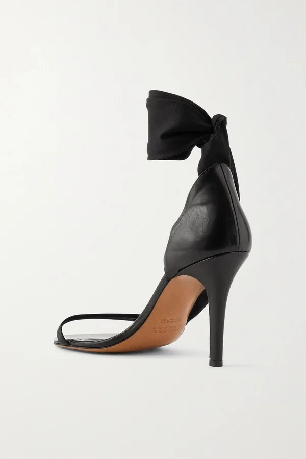 Isabel Marant - Askja Stretch-jersey And Leather Sandals - Black - Image 2