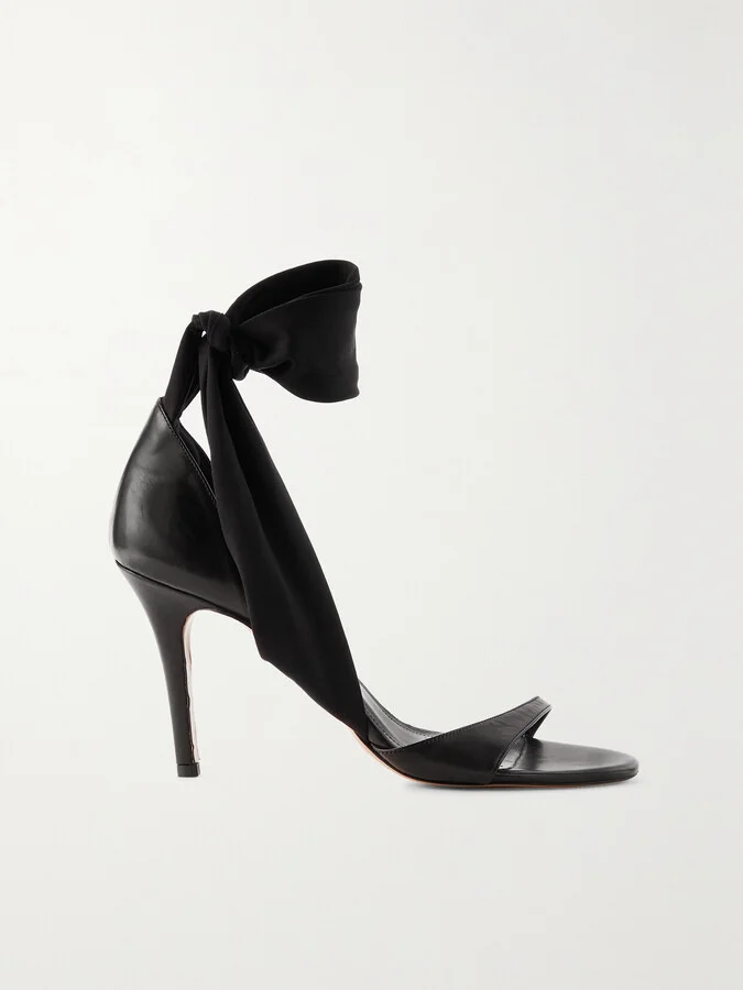 Isabel Marant - Askja Stretch-jersey And Leather Sandals - Black