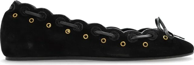 Isabel Marant Balfy Bow Ballet Shoes