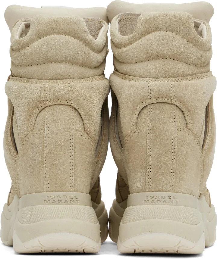 Isabel Marant Beige Balskee Sneakers - Image 2