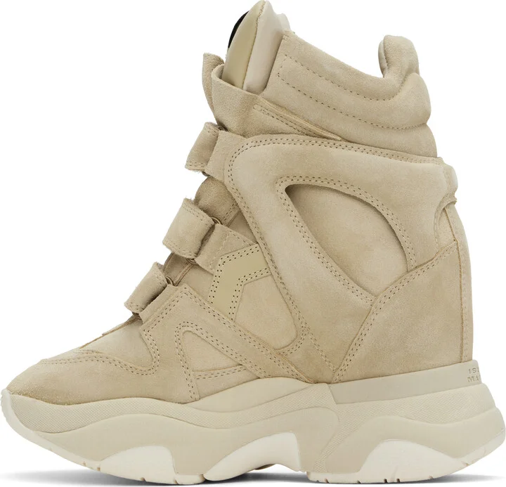 Isabel Marant Beige Balskee Sneakers - Image 3