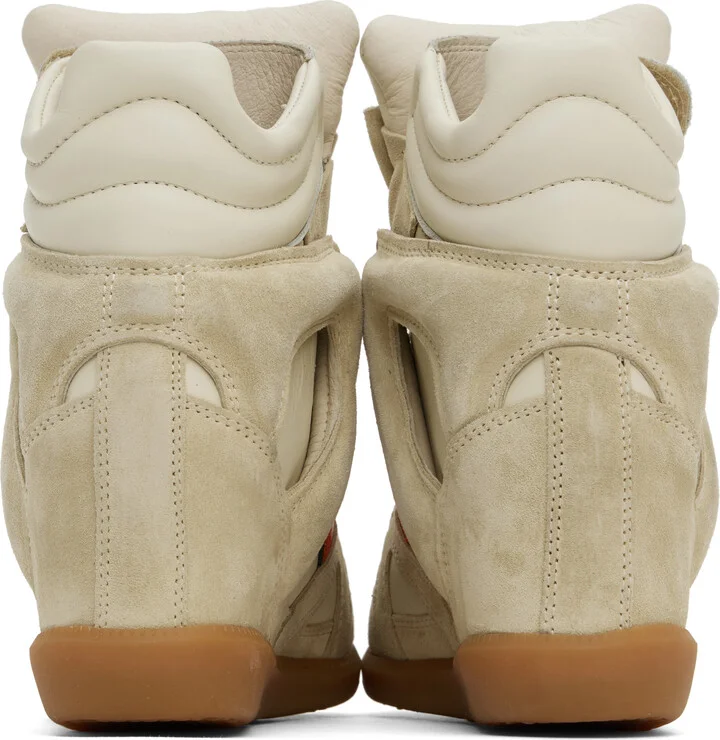 Isabel Marant Beige Bekett Sneakers - Image 2
