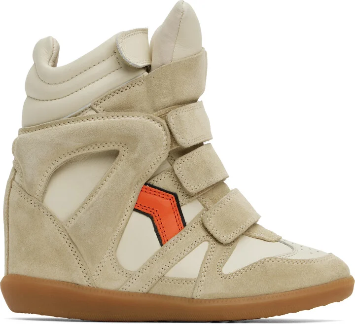Isabel Marant Beige Bekett Sneakers