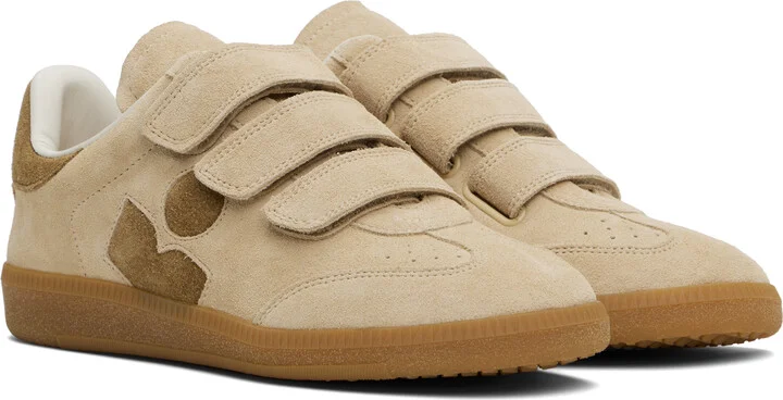 Isabel Marant Beige Beth Sneakers - Image 4