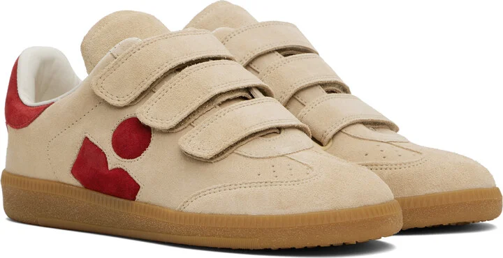 Isabel Marant Beige Beth Sneakers - Image 4
