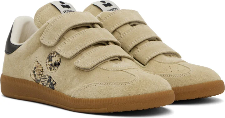 Isabel Marant Beige Beth Sneakers - Image 4