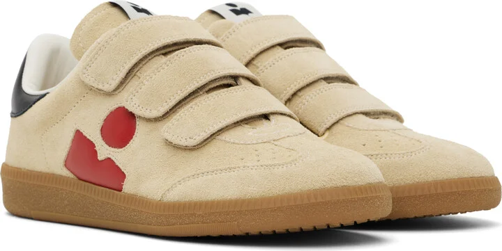 Isabel Marant Beige Beth Sneakers - Image 4