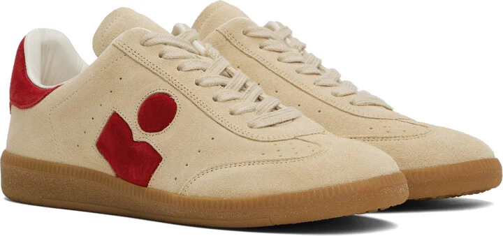 Isabel Marant Beige Bryce Sneakers - Image 4