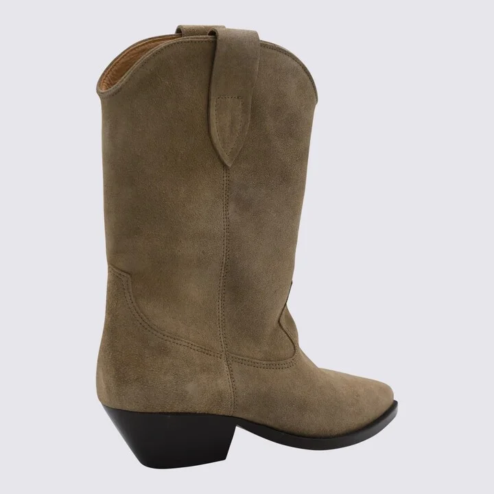 Isabel Marant Beige Leather Duerto Boots - Image 2