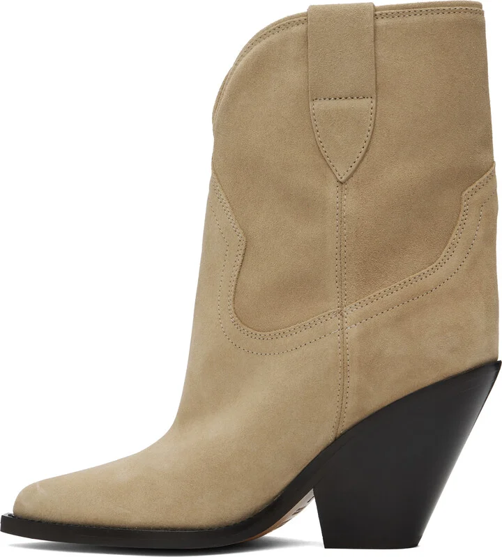 Isabel Marant Beige Leyane Boots - Image 3