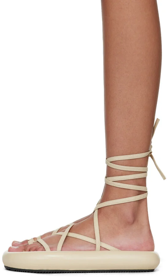 Isabel Marant Beige Omea Sandals - Image 3