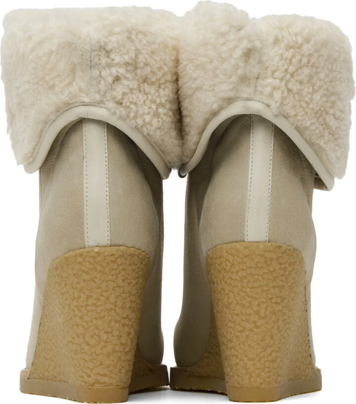 Isabel Marant Beige Totam Boots - Image 2