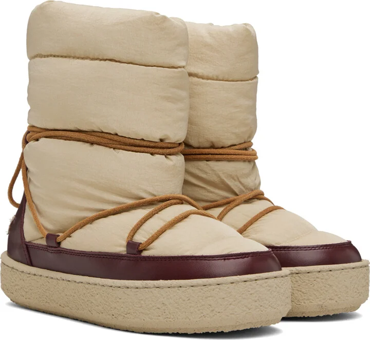 Isabel Marant Beige Zenora Boots - Image 4