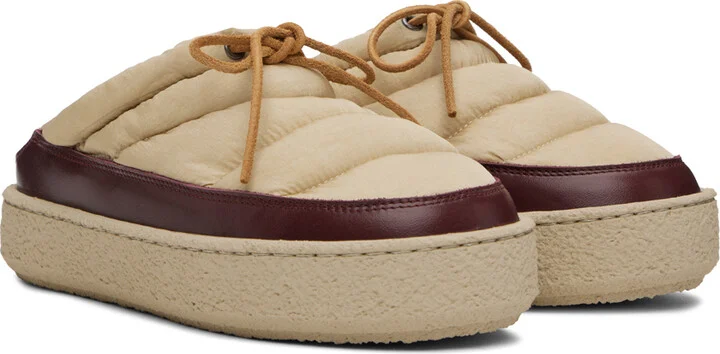 Isabel Marant Beige Zikee Slippers - Image 4