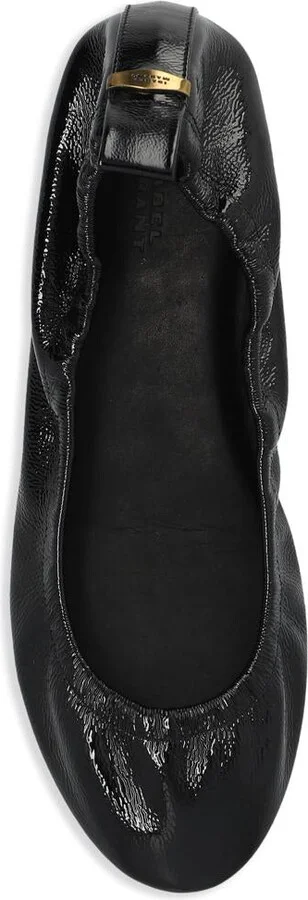 Isabel Marant Belna Leather Ballerina Shoes - Image 5