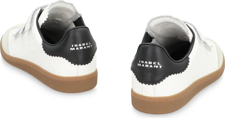 Isabel Marant Beth Leather Low-Top Sneakers - Image 4
