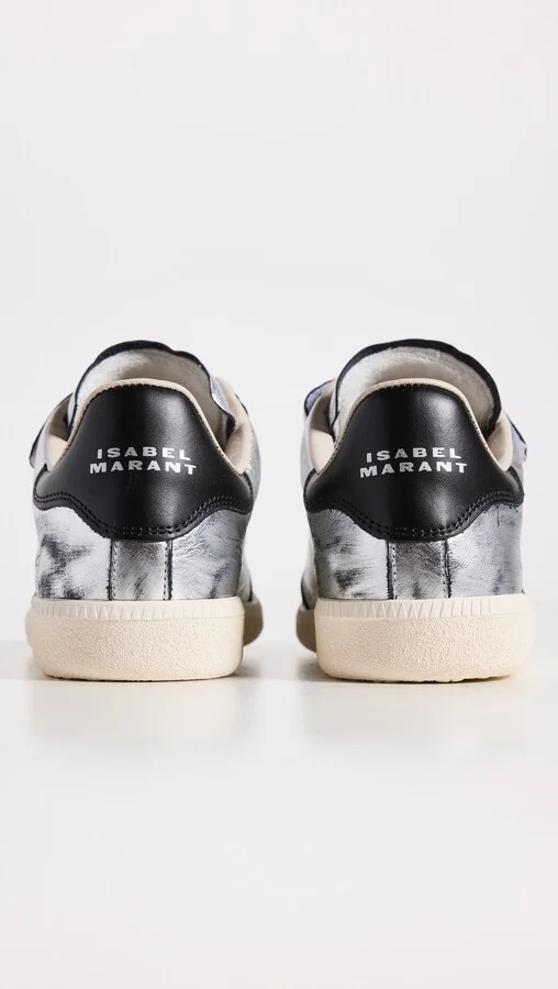 Isabel Marant Beth Metallic Sneakers - Image 4