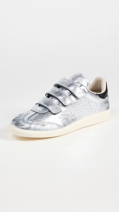 Isabel Marant Beth Metallic Sneakers - Image 5