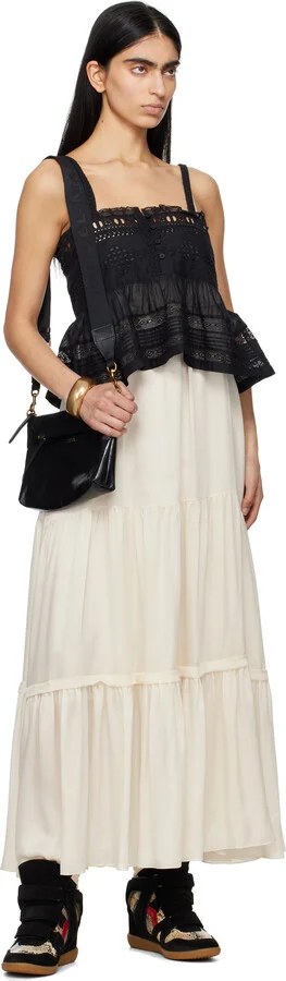Isabel Marant Black & Beige Bekett Sneakers - Image 5