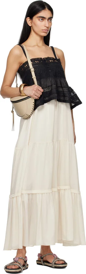 Isabel Marant Black & Beige Waltee Sandals - Image 5