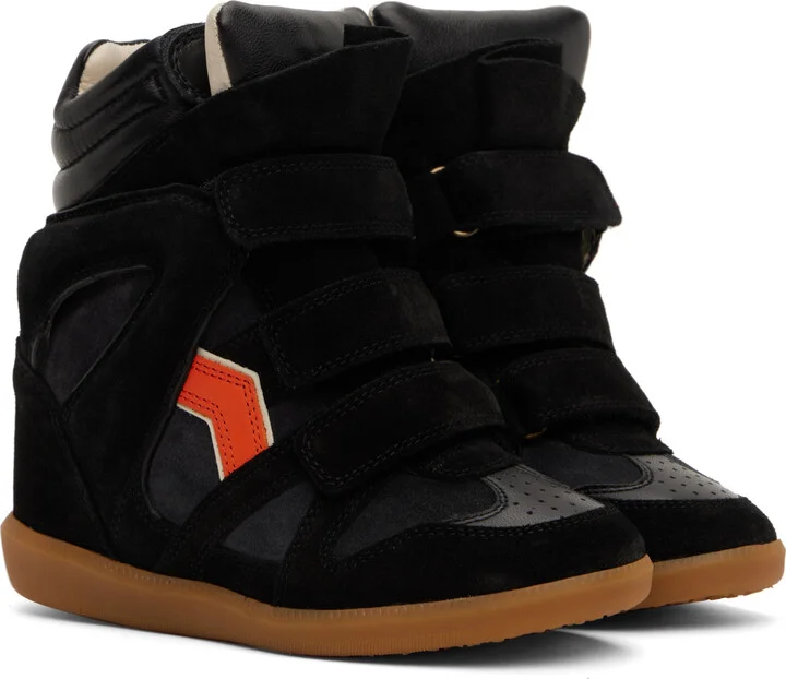Isabel Marant Black Bekett Sneakers - Image 4